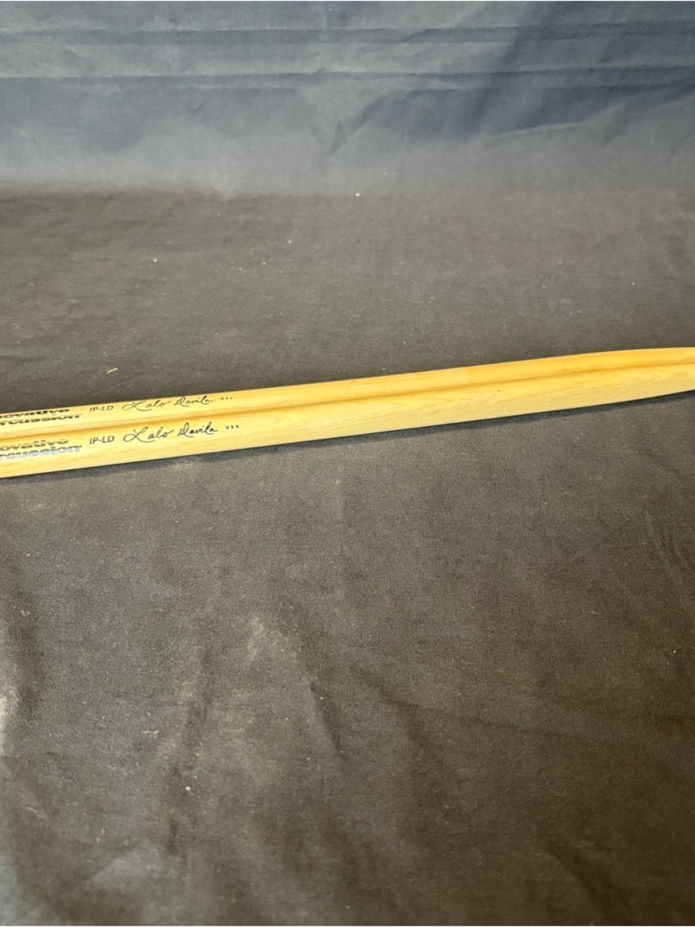 Innovative Percussion Lalo Davila IP-LD Wooden Drumsticks with Signature Logo